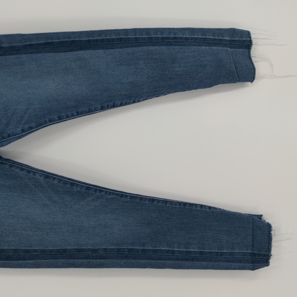 Levi's Women's 26 Wedgie Skinny Jeans Raw Hem Dark Side Seam Button Fly Hi Rise - Picture 3 of 14